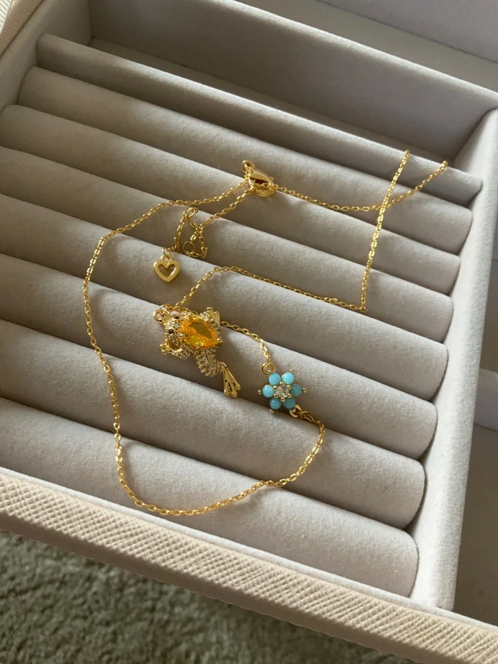 Kate Spade New York Nature Walk Frog Pendant Necklace